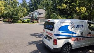 EasyFix van parked in Beaverton residential area