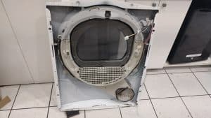 GE dryer front panel after bearing replacement in Beaverton OR