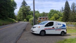 EasyFix van parked near Ariel, WA