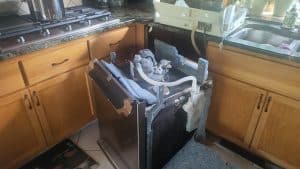 Bosch dishwasher disassembled by EasyFix in Ridgefield