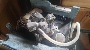 Bosch dishwasher reassembled new pump installed by EasyFix