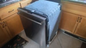 Bosch dishwasher removed for repair in Ridgefield WA