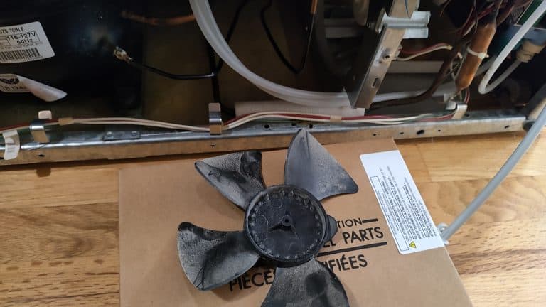 damaged-refrigerator-fan-blade-removed