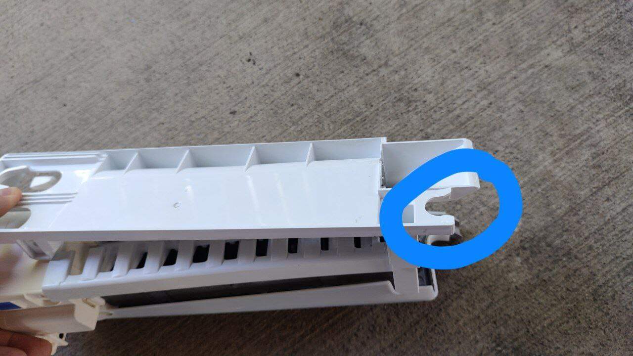 Samsung ice maker rear mount no support
