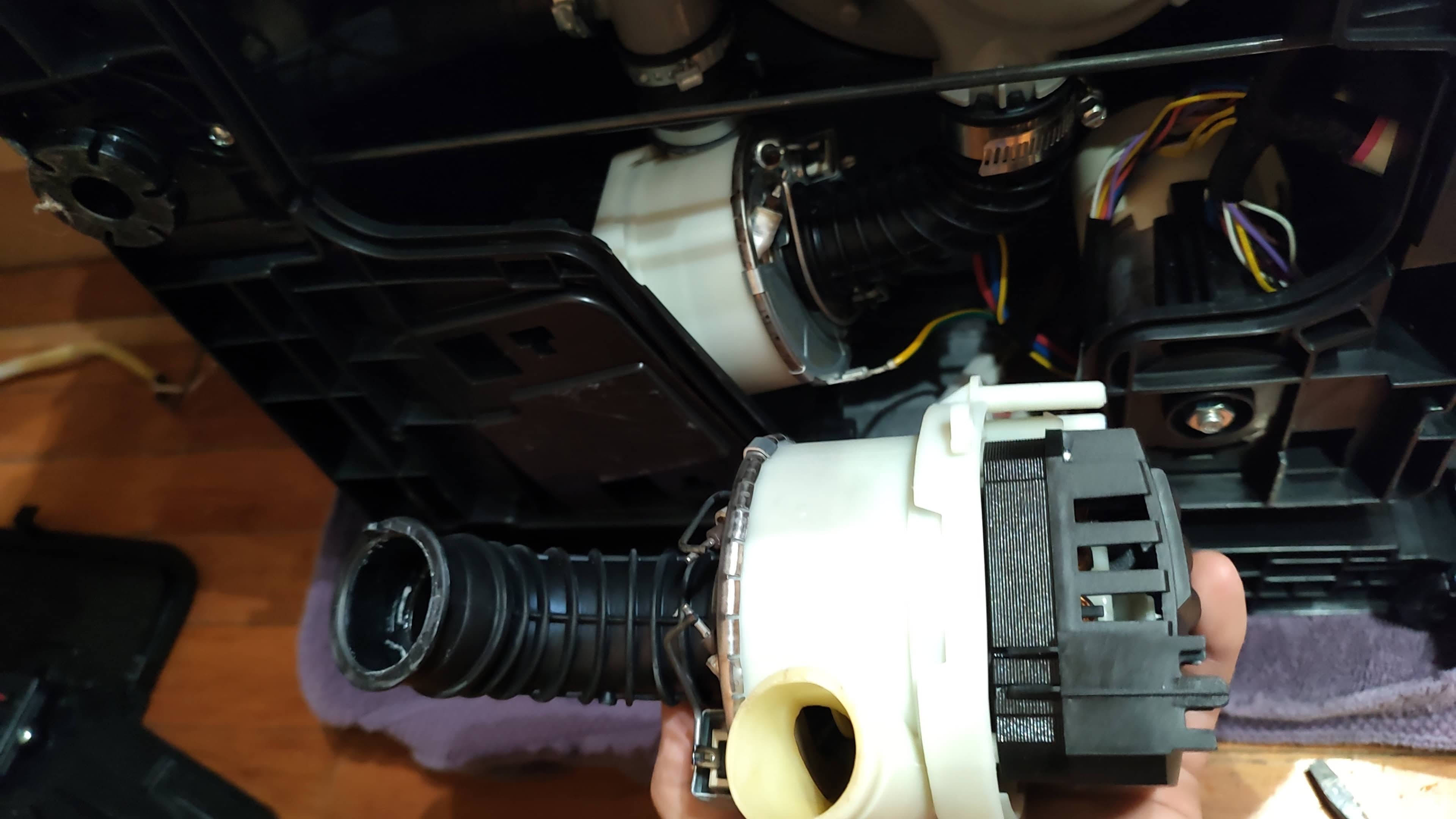 Bosch dishwasher pump replacement completed Battle Ground WA