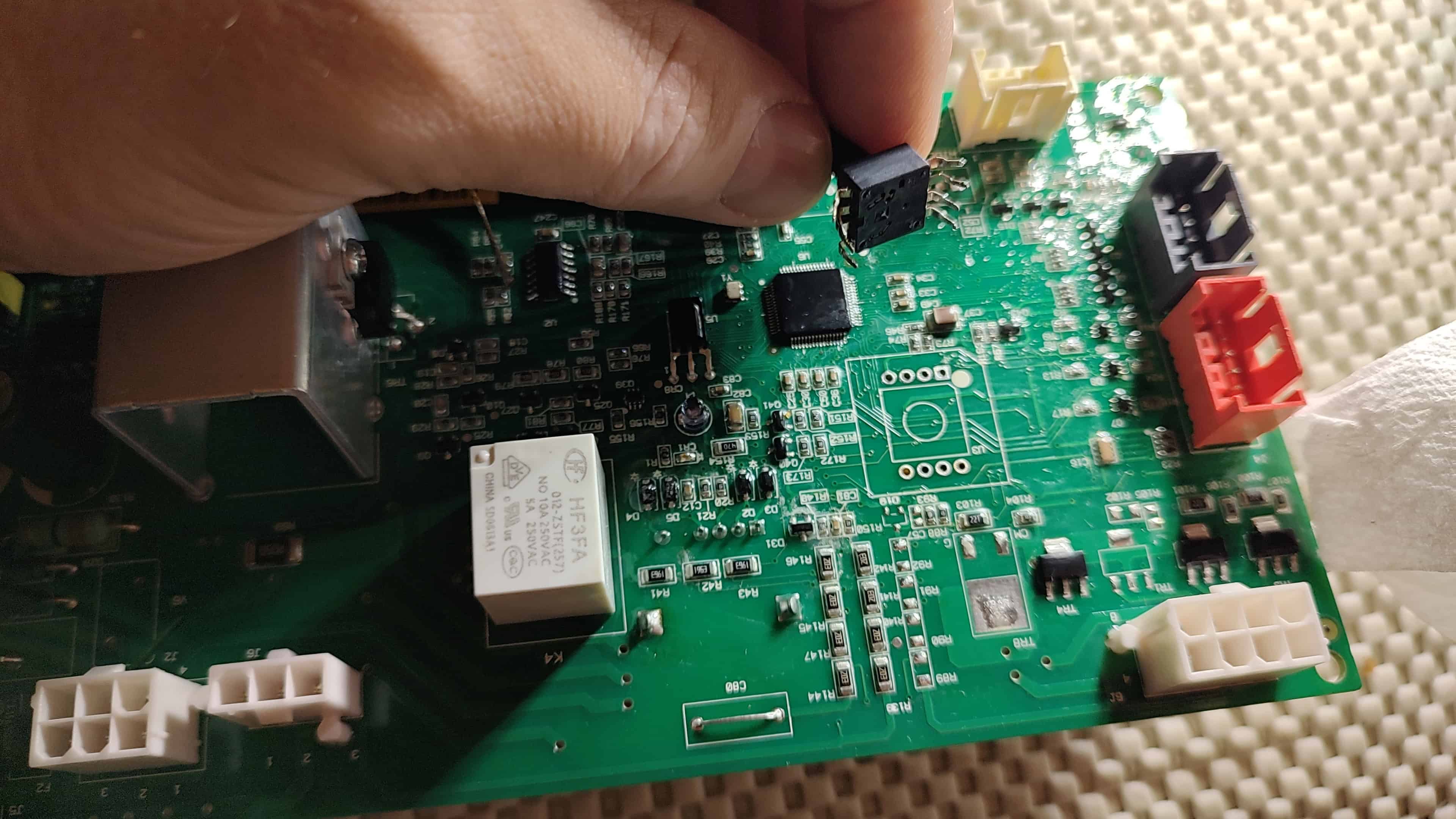 control-board-water-level-sensor-removed-pcb-repair