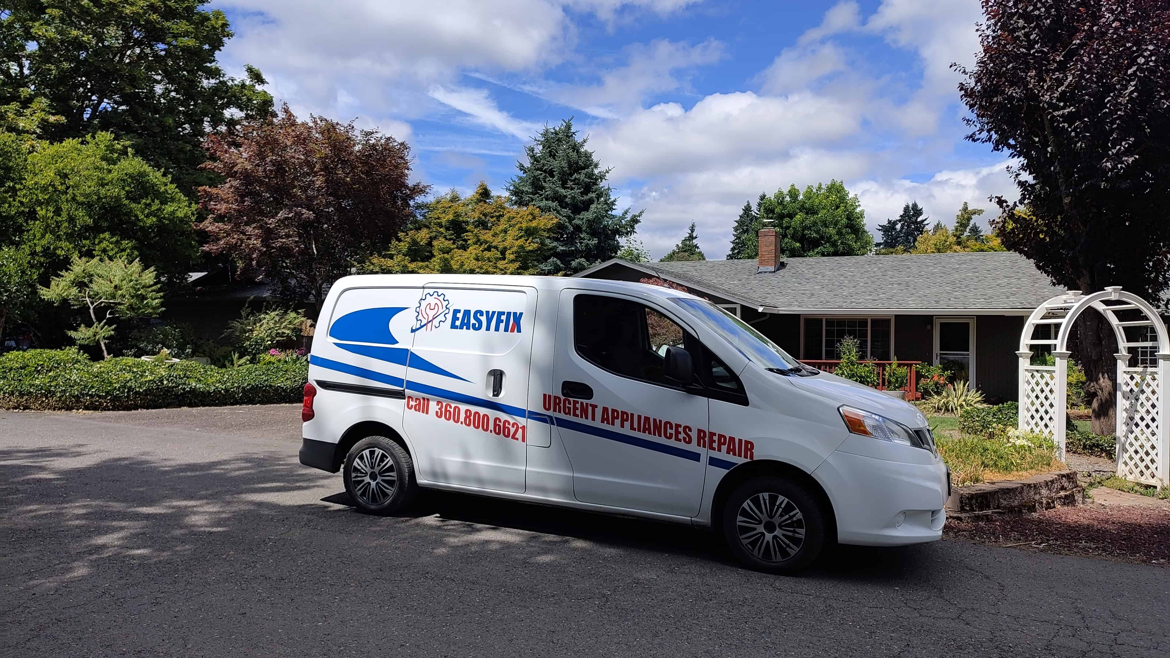 EasyFix appliance repair van Vancouver WA