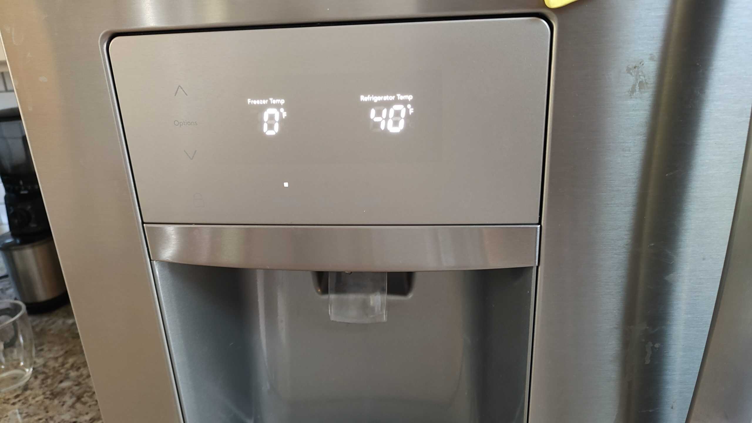 Temperature after repair 0F and 40F - refrigerator repair Vancouver