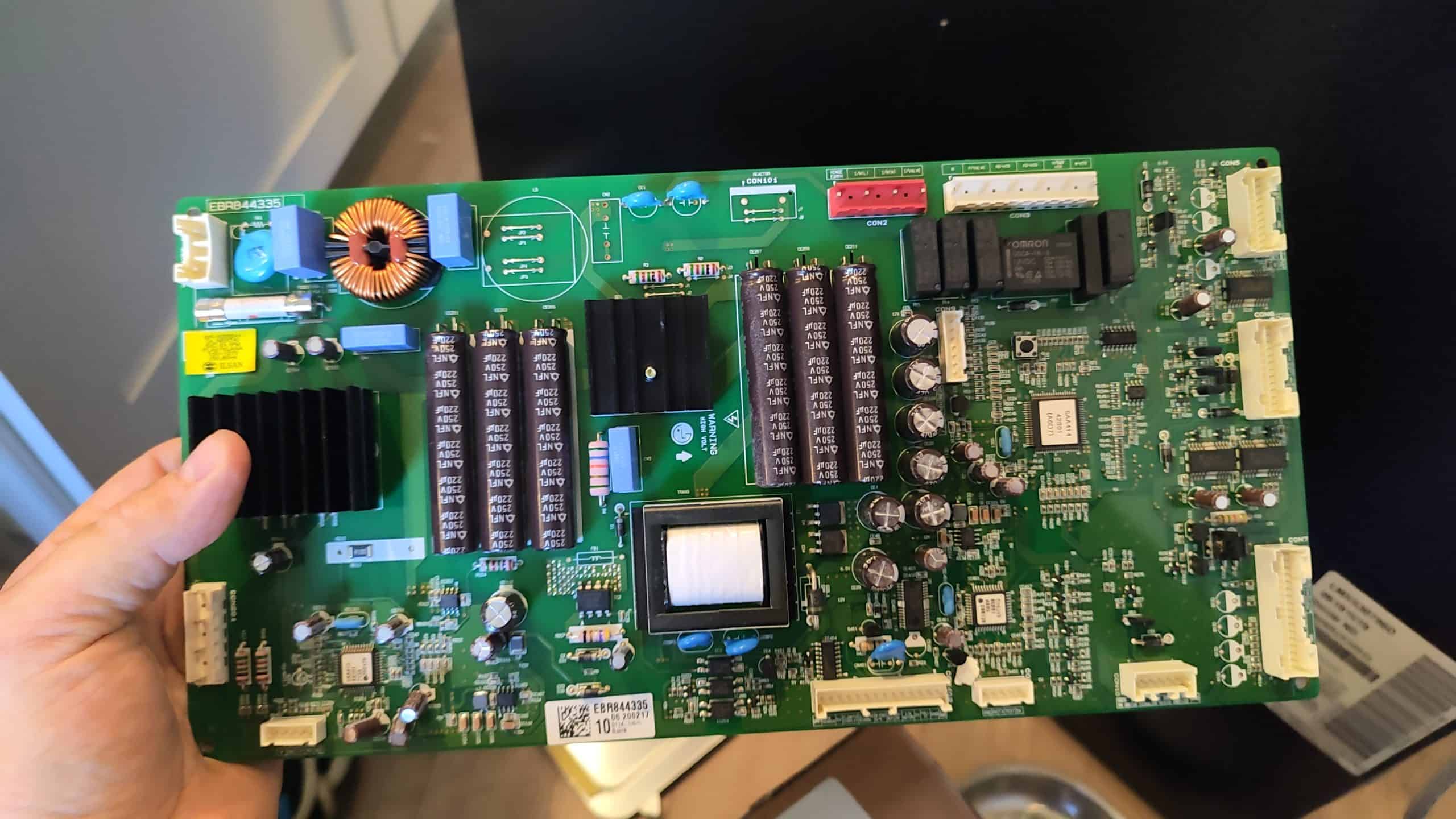 LG refrigerator repair control board failure relay