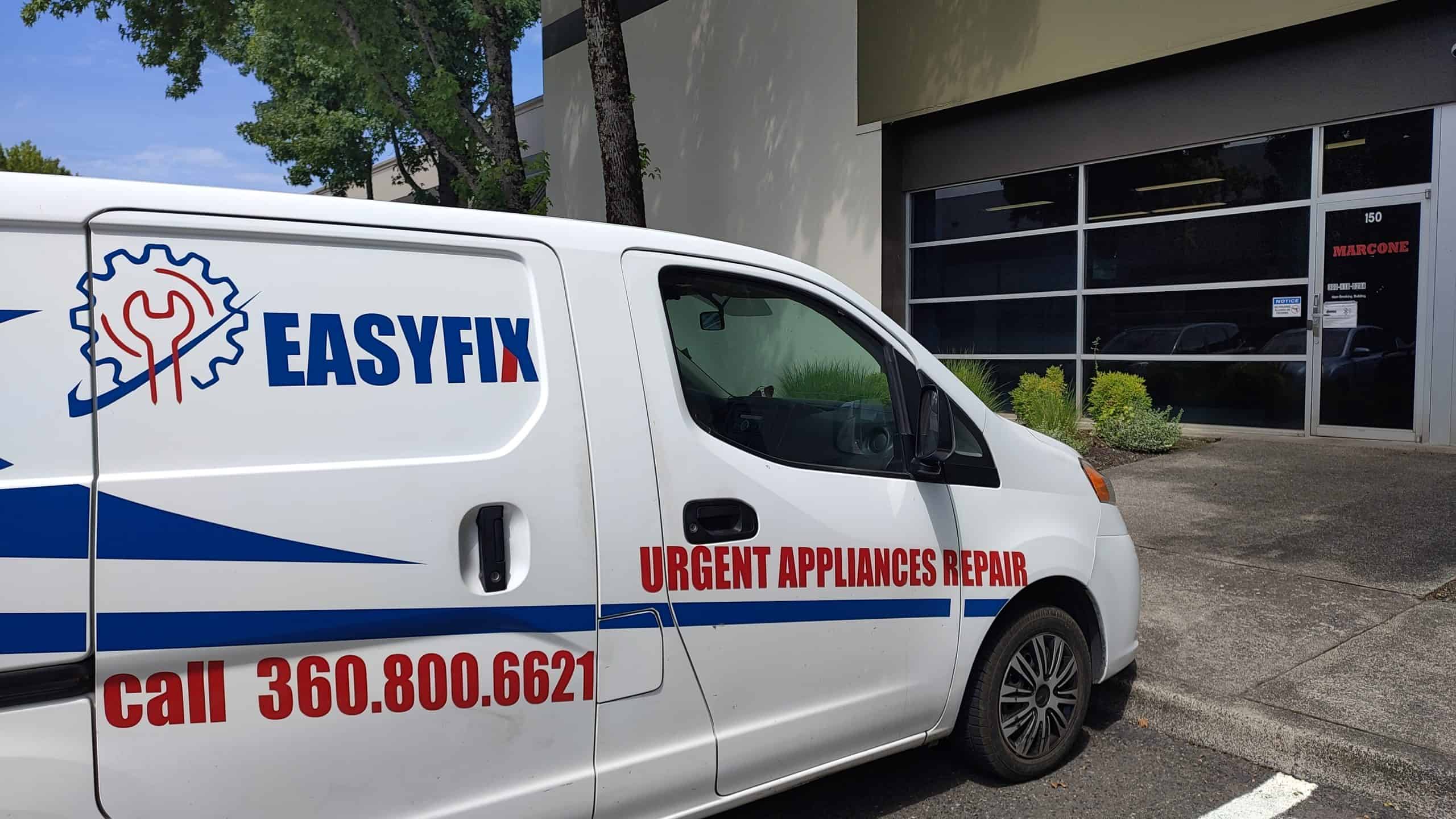 EasyFix van at Marcone - fast OEM pickup Vancouver