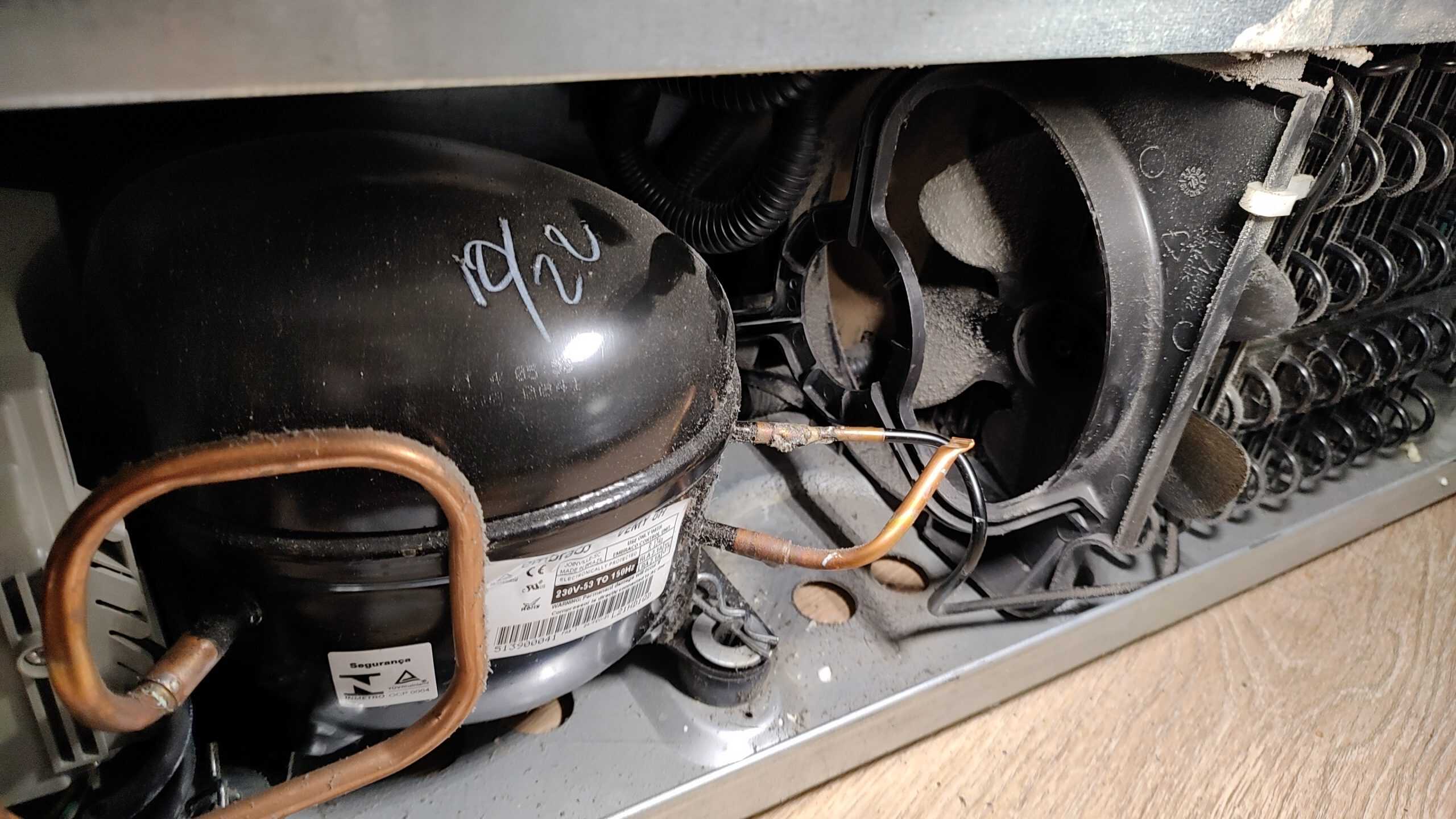 Replacement condenser fan motor ready - refrigerator repair Vancouver