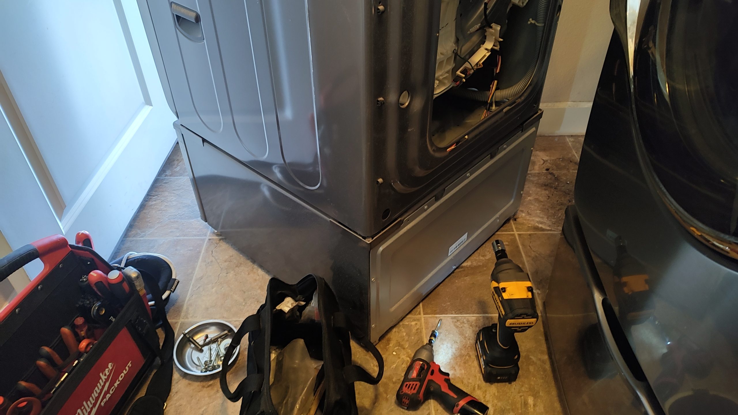 samsung-washer-motor-stator-assembly-removed-for-diagnosis