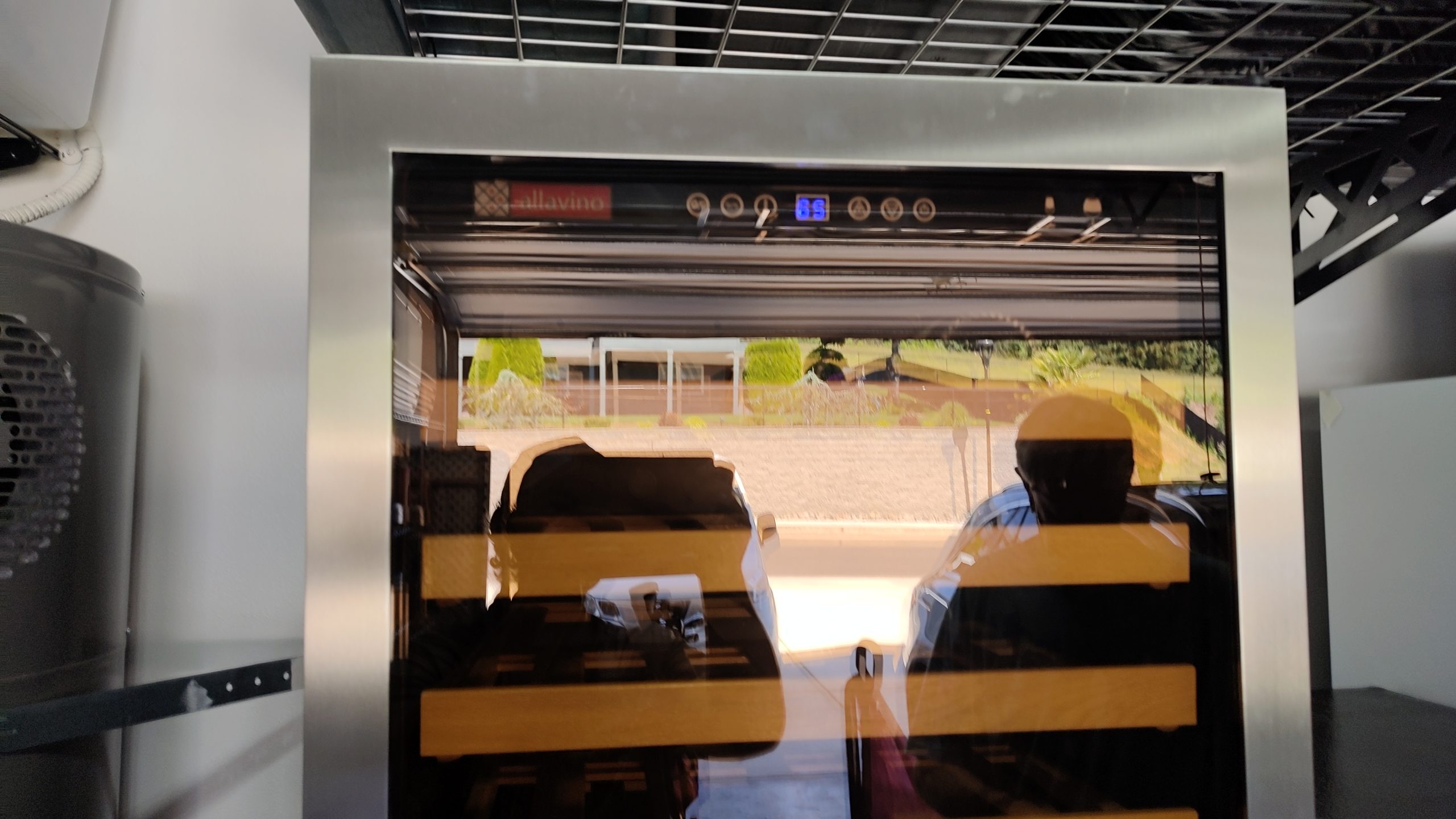 Allavino wine cooler final cooling test after sealed system repair in La Center WA